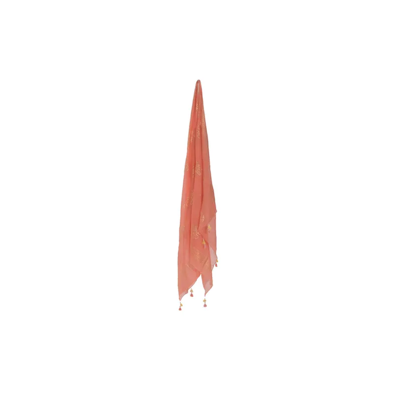 Handkerchief Home ESPRIT Green Beige Golden Coral (3 Units)